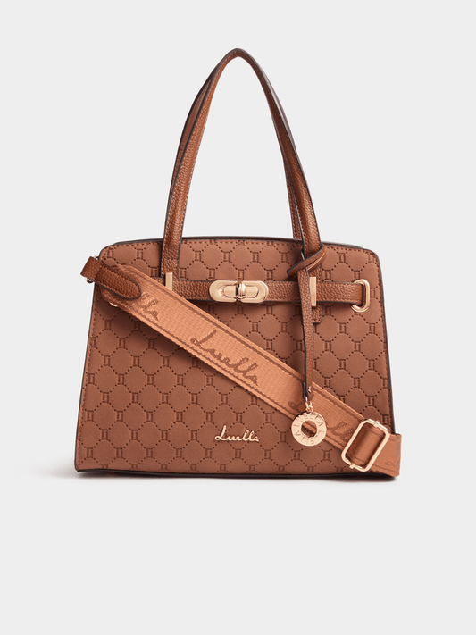 Luella Emboss Belted Shopper Bag Luella Bellabags