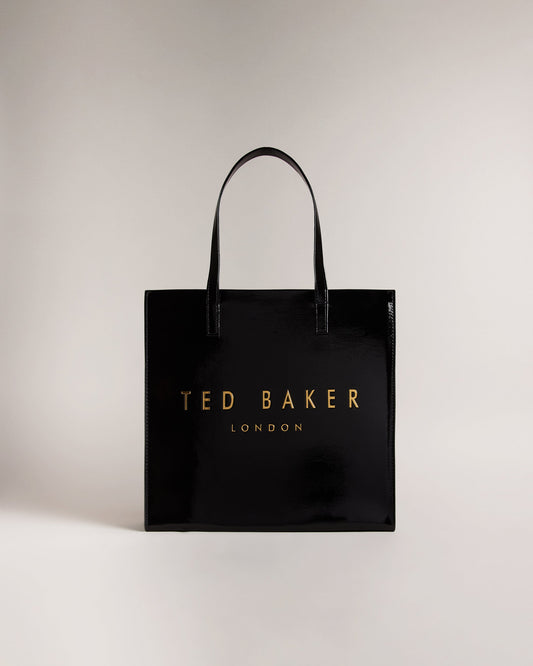 Women's CRINKON-Crinkle Large Icon Bag Black Ted Baker South Africa Bellabags