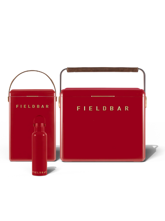 Cooler Box Set & Field Bottle / Lobster Red