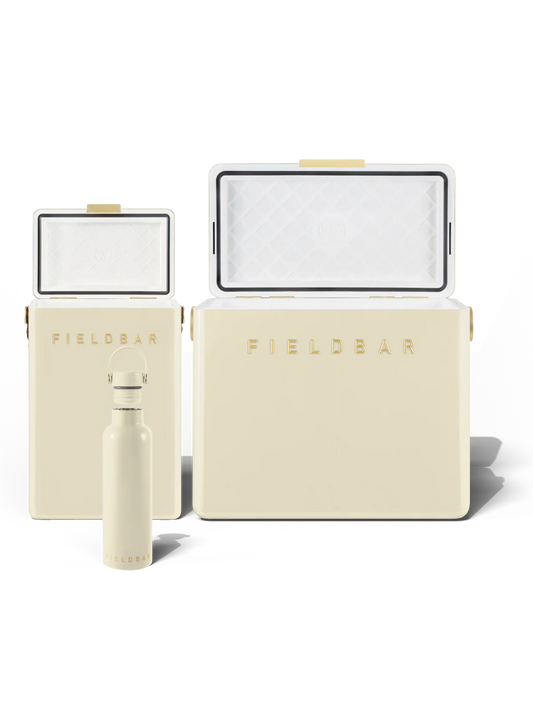 Cooler Box Set & Field Bottle / Safari White