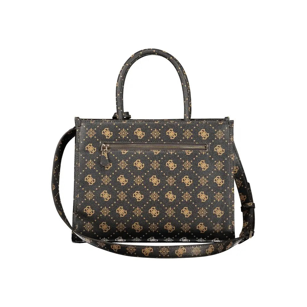 Guess Jeans Marrone Poliuretano Woman Handbag Guess Jeans Xosier