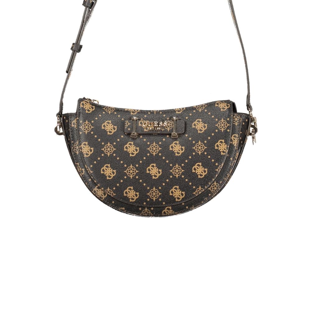 Guess Jeans Marrone Poliuretano Women Handbag Guess Jeans Xosier