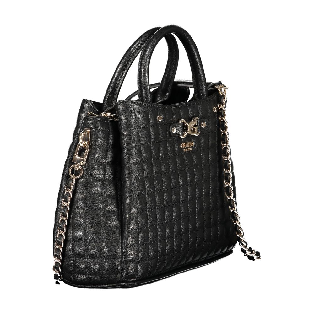 Guess Jeans Black Polyurethane Women Handbag Guess Jeans Xosier