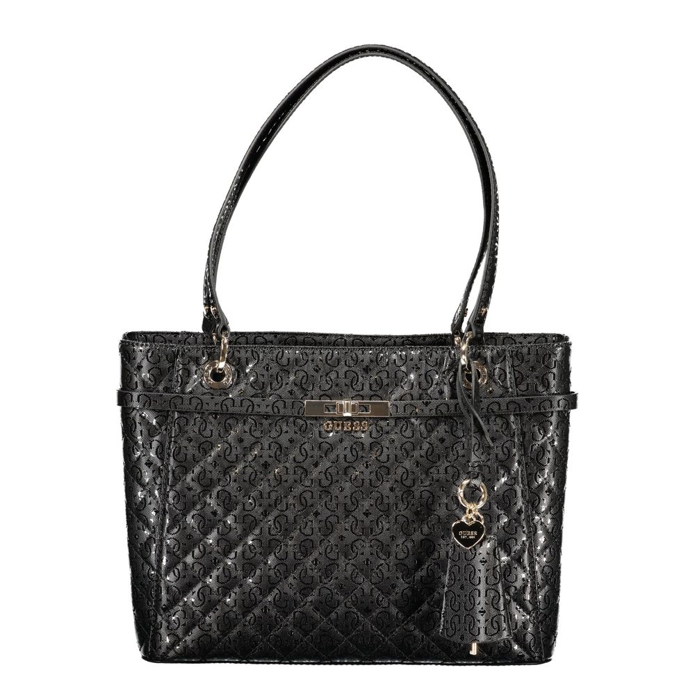 Guess Jeans Black Polyurethane Women's Handbag Guess Jeans Xosier