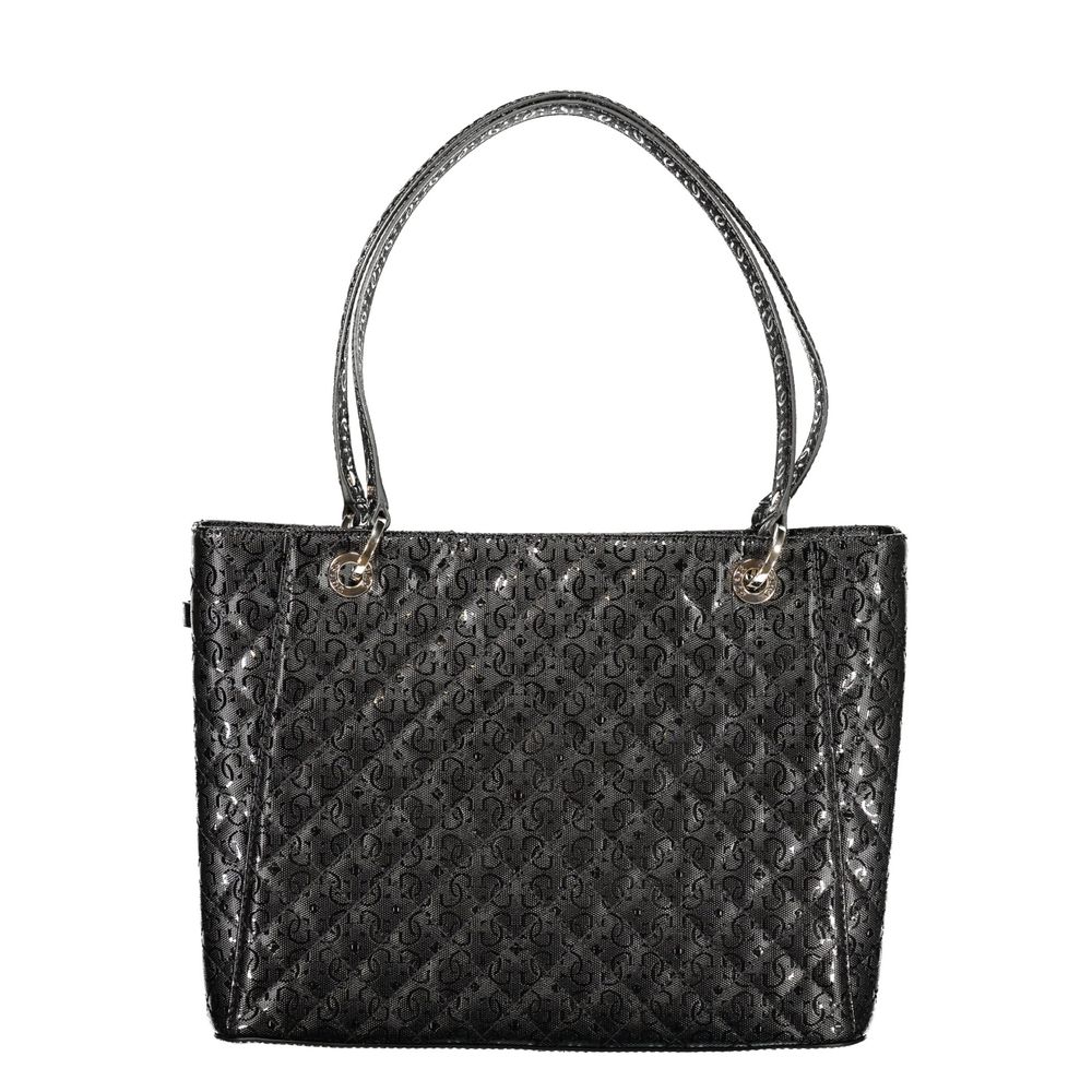 Guess Jeans Black Polyurethane Women's Handbag Guess Jeans Xosier