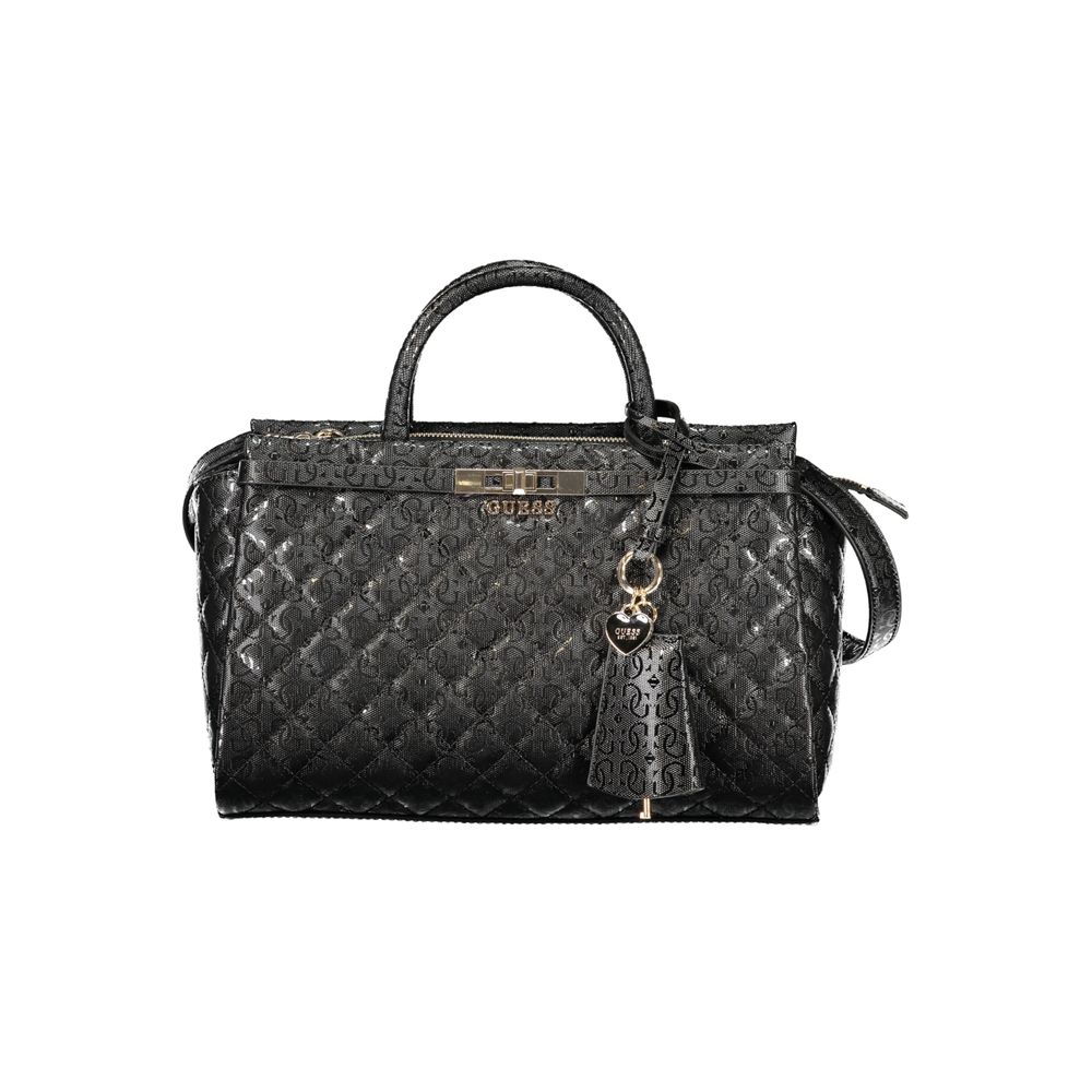 Guess Jeans Black Polyurethane Women's Handbag Guess Jeans Xosier