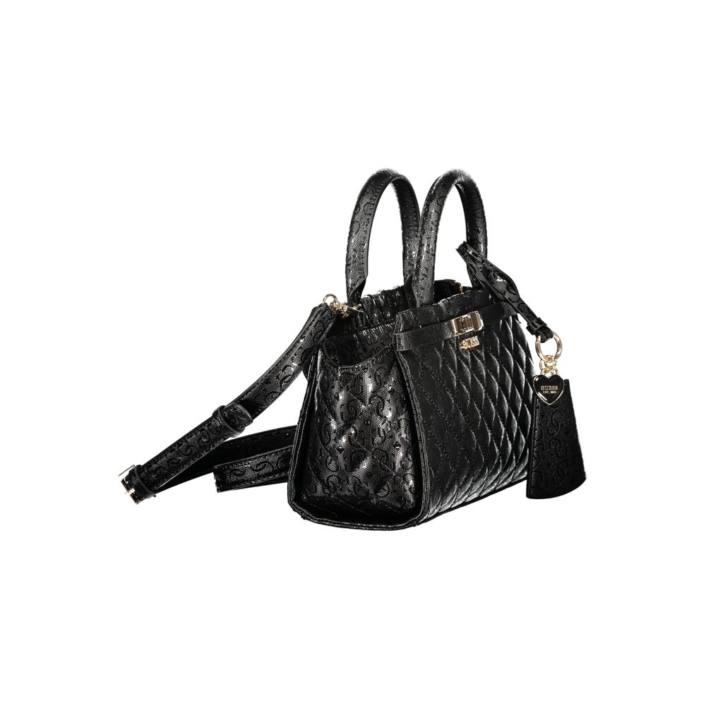 Guess Jeans Black Polyurethane Women Handbag Guess Jeans Xosier