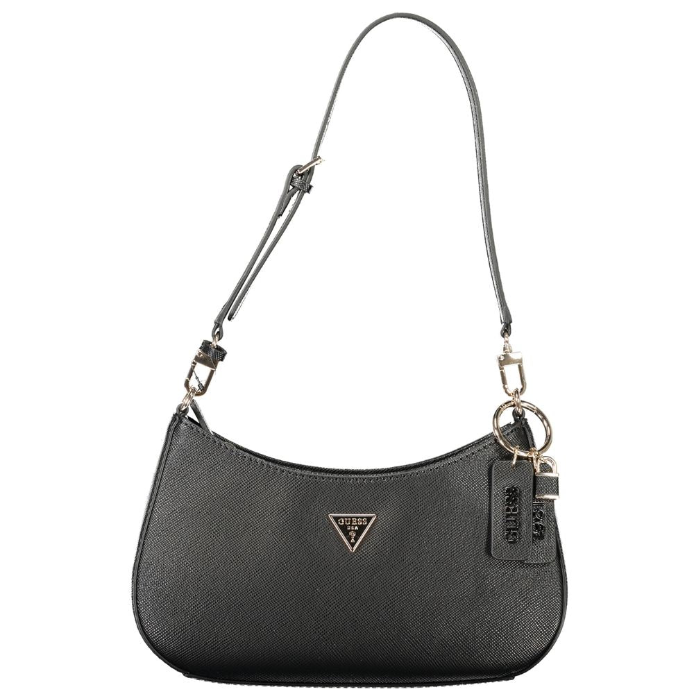 Guess Jeans Black Polyethylene Women Handbag Guess Jeans Xosier