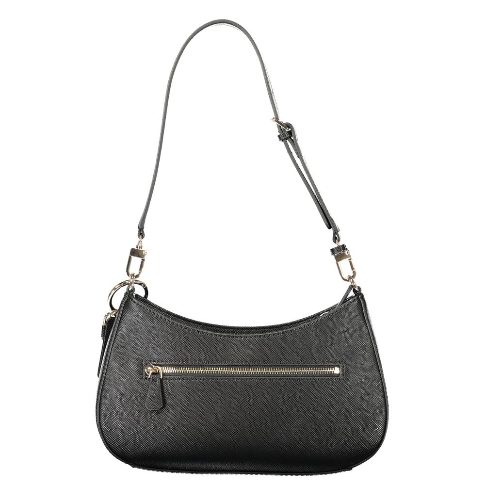 Guess Jeans Black Polyethylene Women Handbag Guess Jeans Xosier