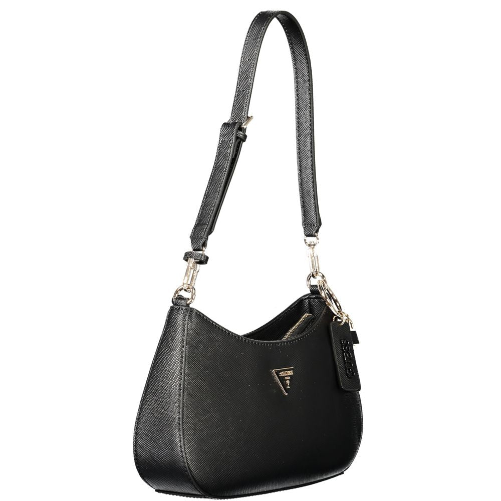 Guess Jeans Black Polyethylene Women Handbag Guess Jeans Xosier