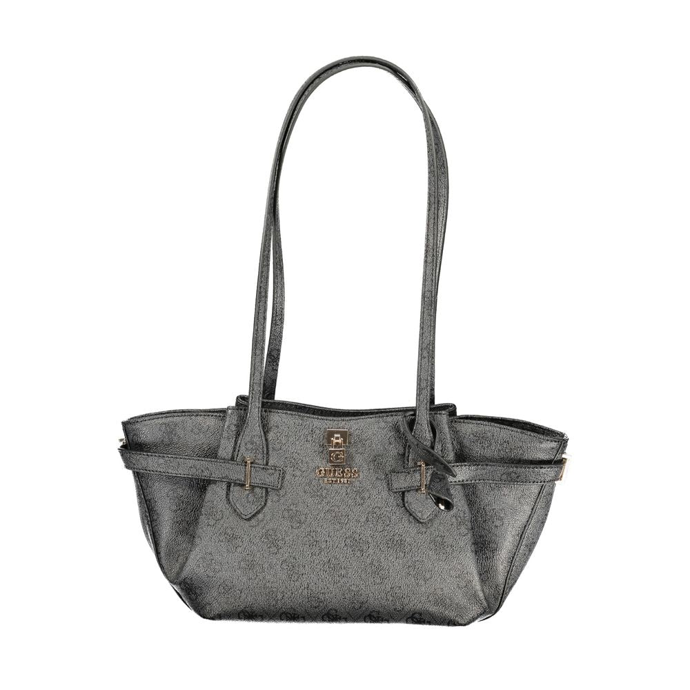 Guess Jeans Black Polyurethane Women's Handbag Guess Jeans Xosier