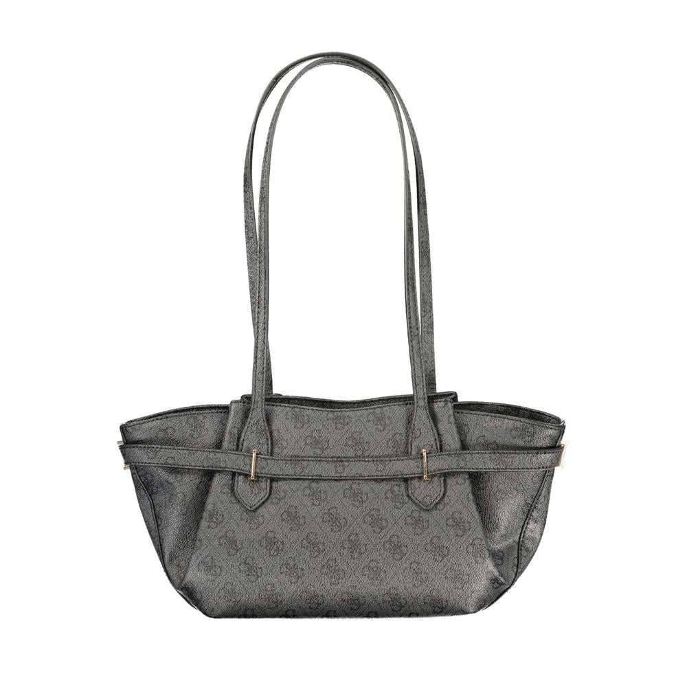 Guess Jeans Black Polyurethane Women's Handbag Guess Jeans Xosier