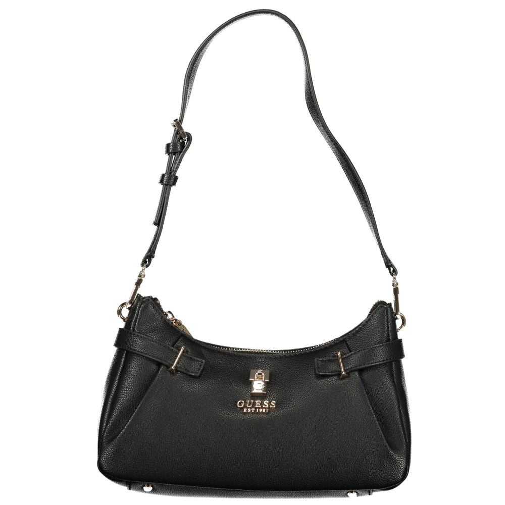 Guess Jeans Black Polyurethane Women Handbag Guess Jeans Xosier