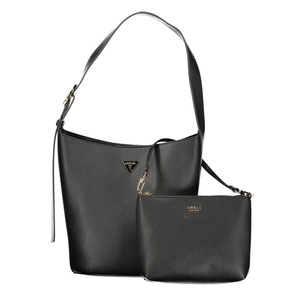 Guess Jeans Black Polyurethane Women Handbag Guess Jeans Xosier