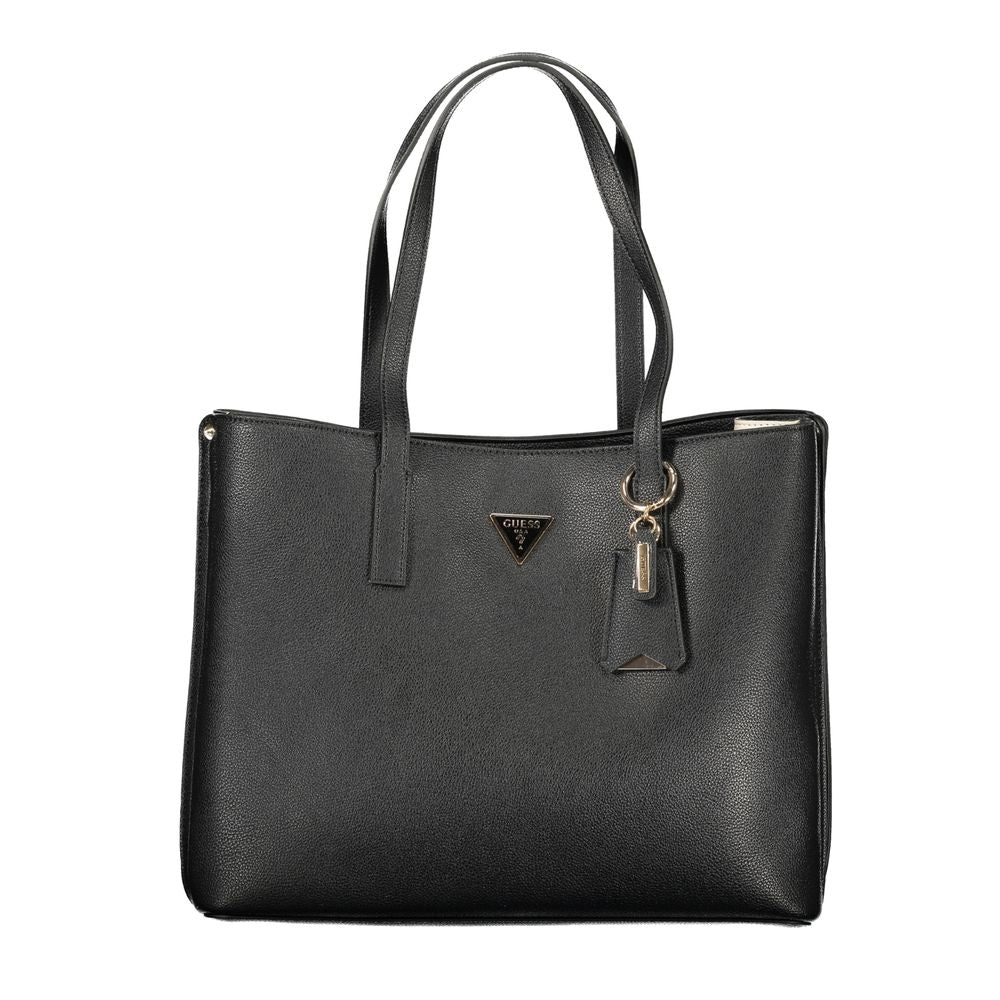 Guess Jeans Black Polyurethane Women's Handbag Guess Jeans Xosier