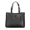 Guess Jeans Black Polyurethane Women's Handbag Guess Jeans Xosier
