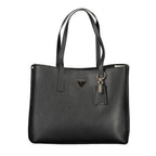 Guess Jeans Black Polyurethane Women's Handbag Guess Jeans Xosier