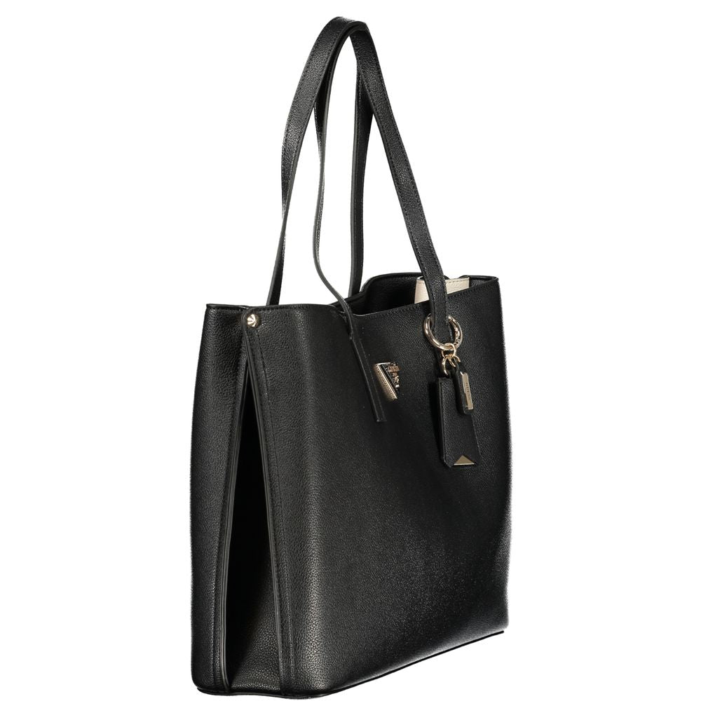 Guess Jeans Black Polyurethane Women's Handbag Guess Jeans Xosier