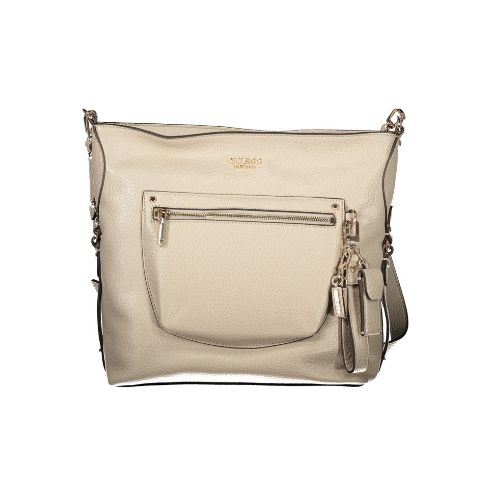 Guess Jeans Beige Polyurethane Women's Handbag Guess Jeans Xosier