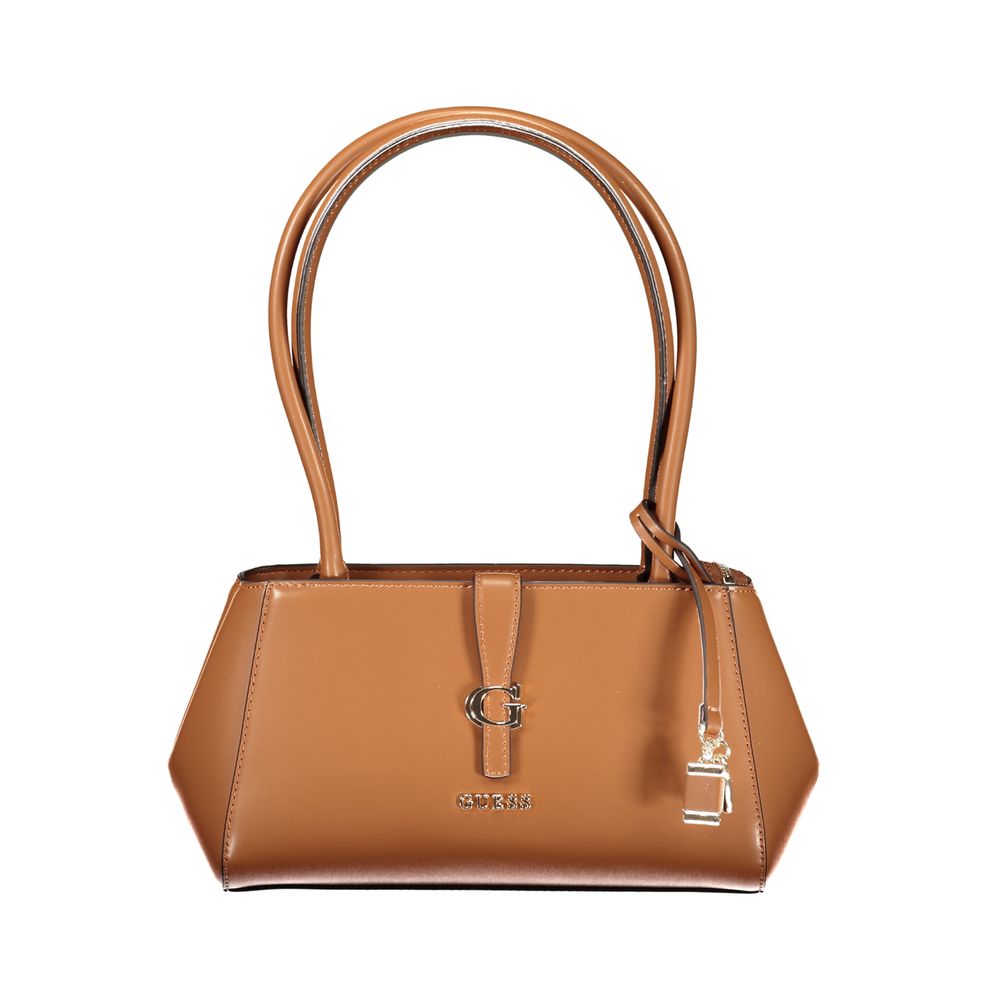 Guess Jeans Marrone Poliuretano Female Handbag Guess Jeans Xosier