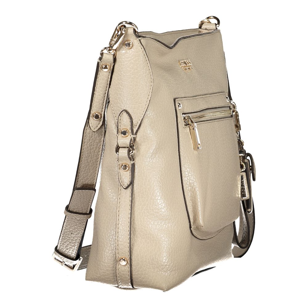 Guess Jeans Beige Polyurethane Women's Handbag Guess Jeans Xosier