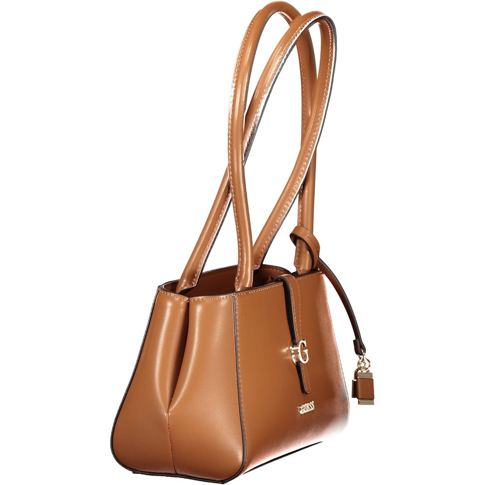 Guess Jeans Marrone Poliuretano Female Handbag Guess Jeans Xosier
