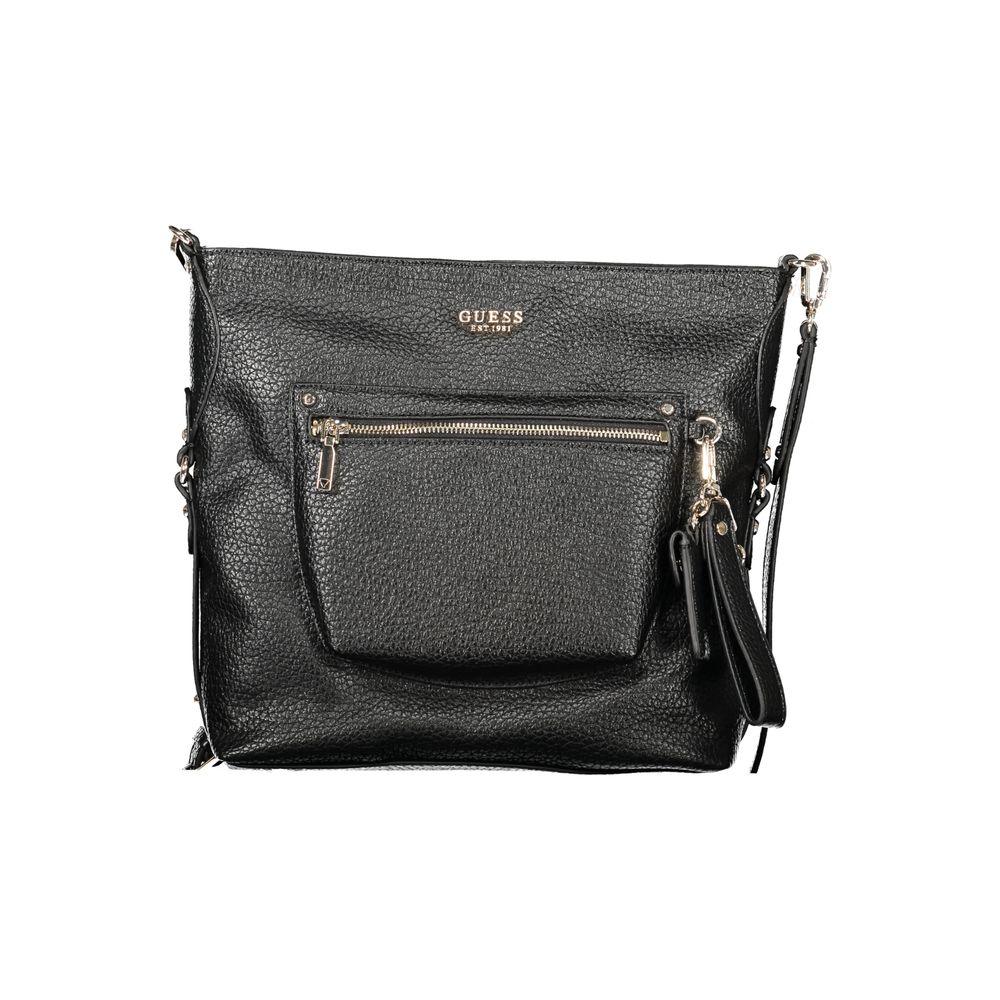 Guess Jeans Black Polyurethane Women's Handbag Guess Jeans Xosier