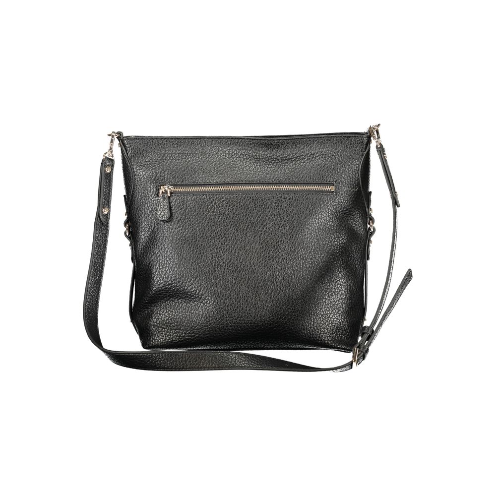 Guess Jeans Black Polyurethane Women's Handbag Guess Jeans Xosier