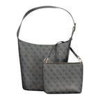 Guess Jeans Black Polyurethane Women Handbag Guess Jeans Xosier