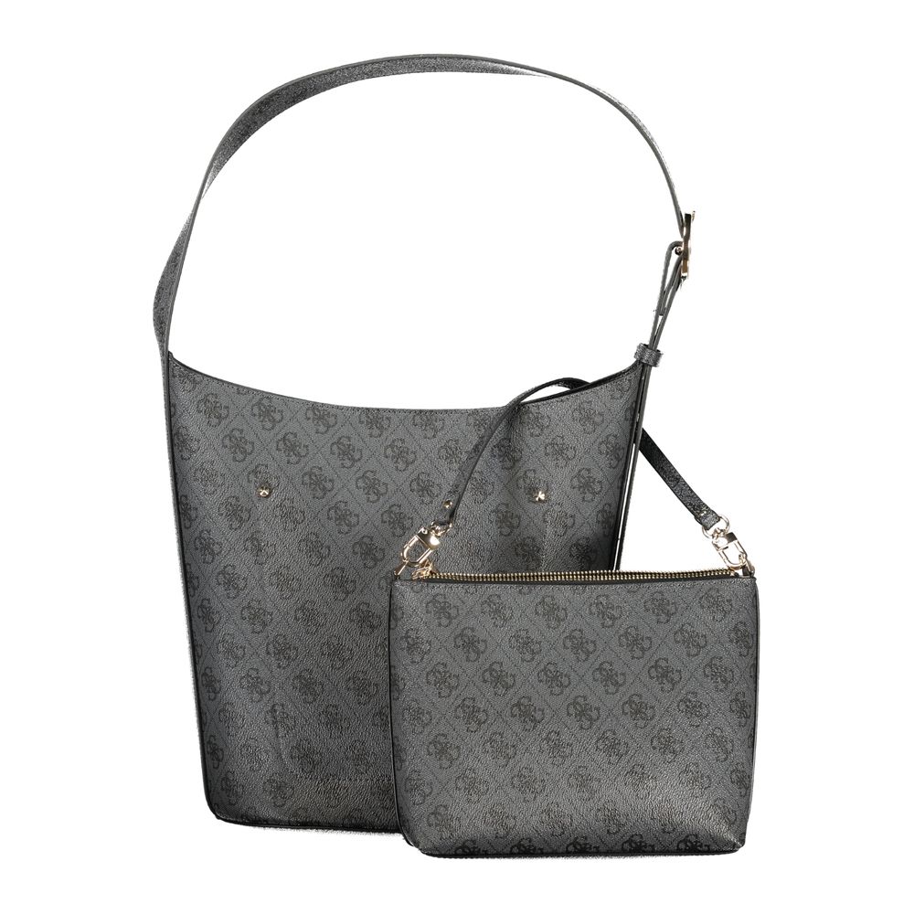 Guess Jeans Black Polyurethane Women Handbag Guess Jeans Xosier