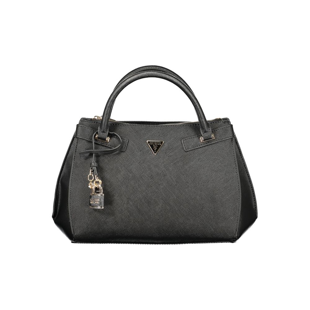 Guess Jeans Black Polyurethane Women Handbag Guess Jeans Xosier