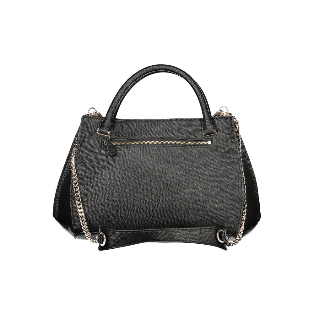 Guess Jeans Black Polyurethane Women Handbag Guess Jeans Xosier