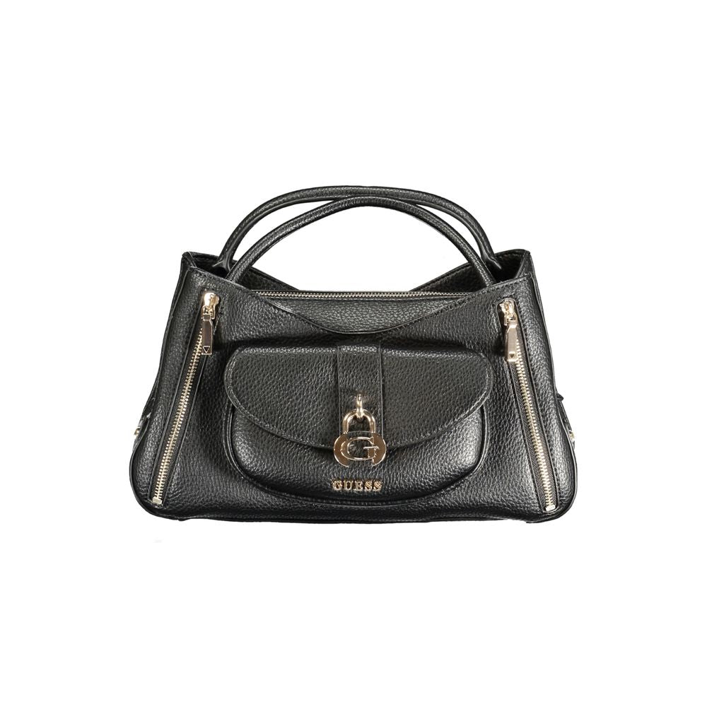Guess Jeans Black Polyurethane Women Handbag Guess Jeans Xosier