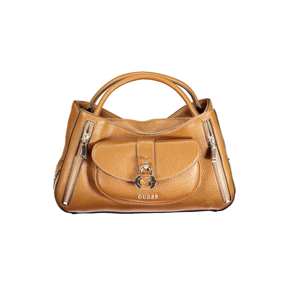 Guess Jeans Marrone Polyurethane Women Handbag Guess Jeans Xosier