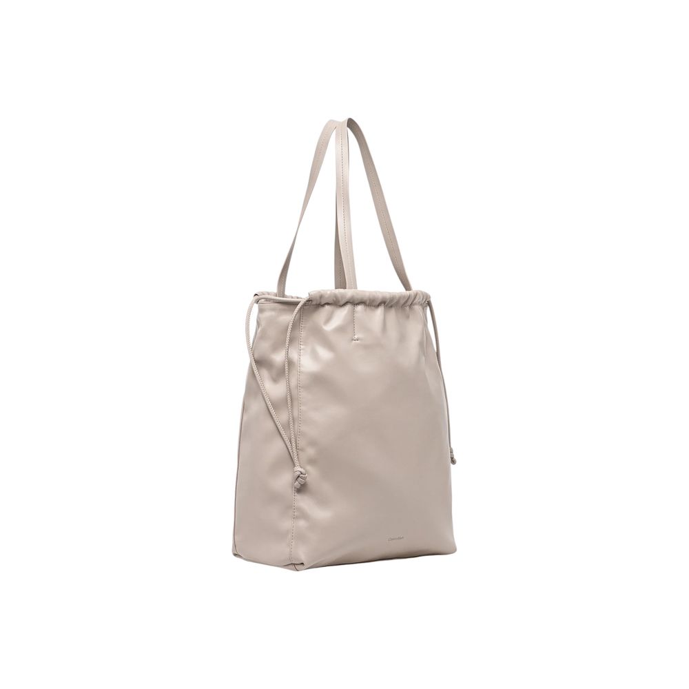 Calvin Klein Beige Polyethylene Handbag Calvin Klein Xosier