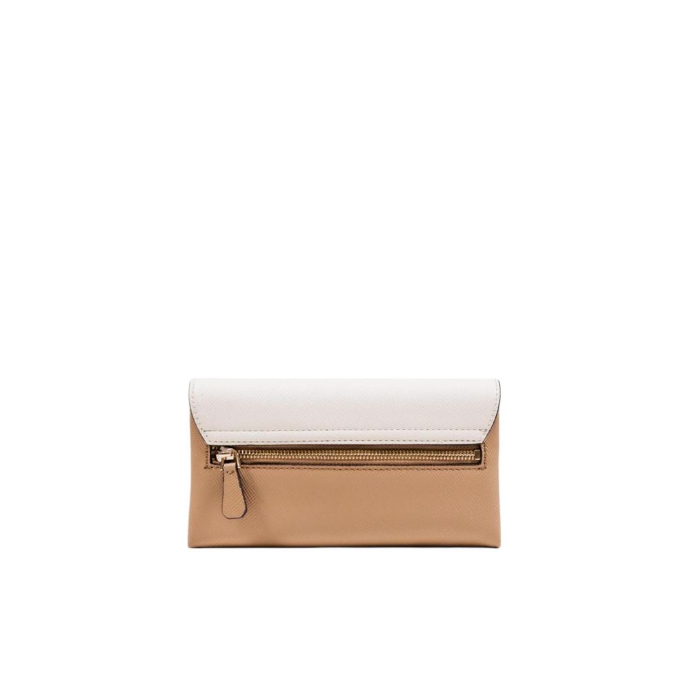 Guess Beige Polyethylene Clutch Bag Guess Xosier