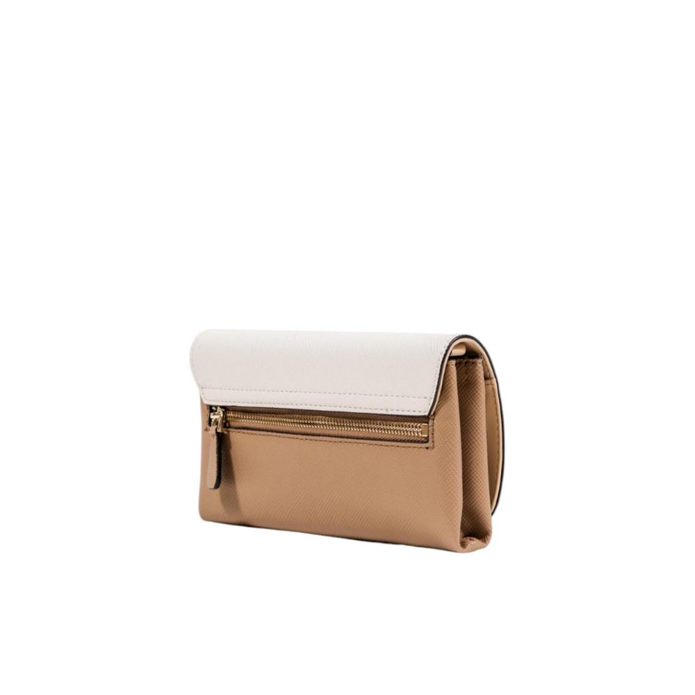Guess Beige Polyethylene Clutch Bag Guess Xosier
