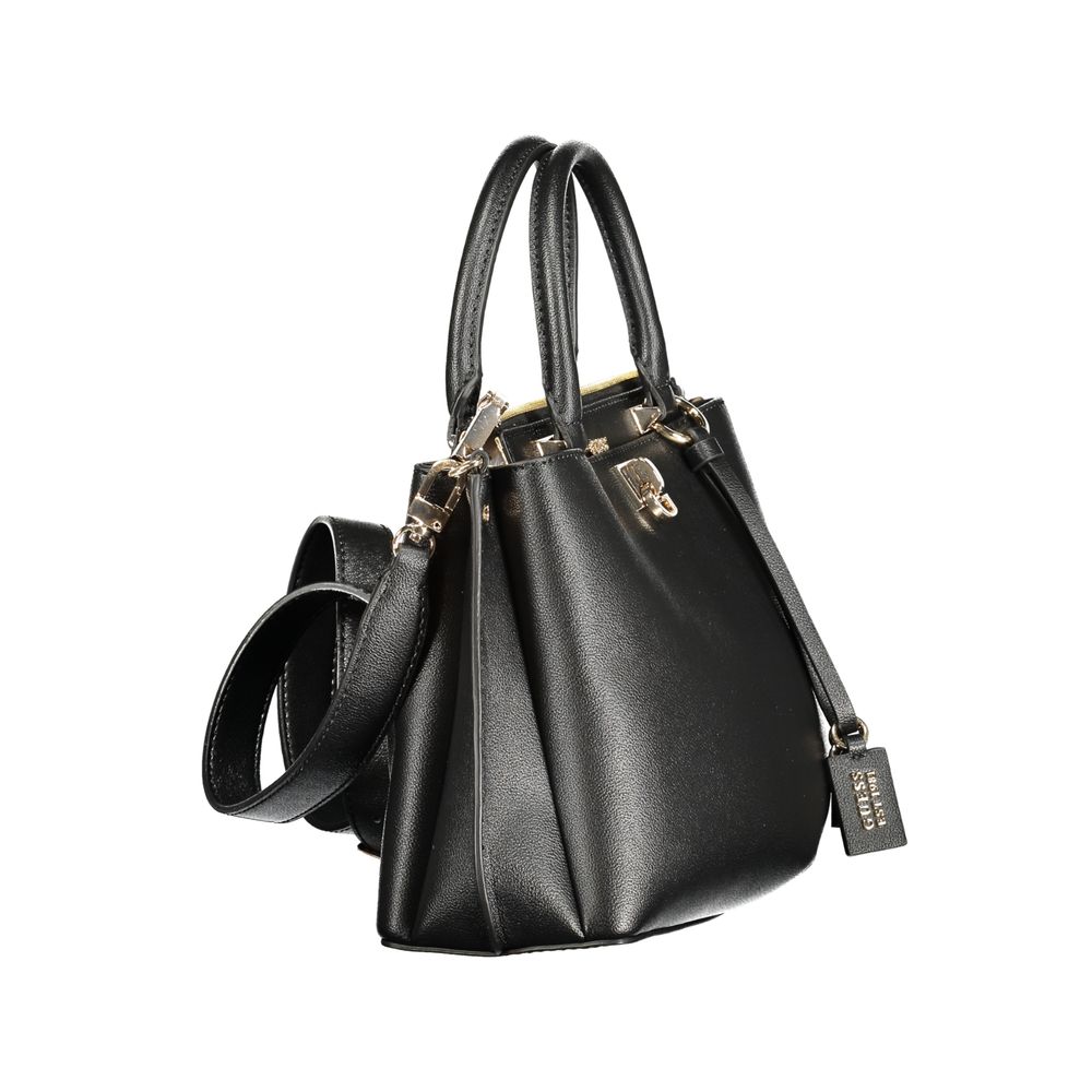 Guess Jeans Black Polyurethane Women Handbag Guess Jeans Xosier
