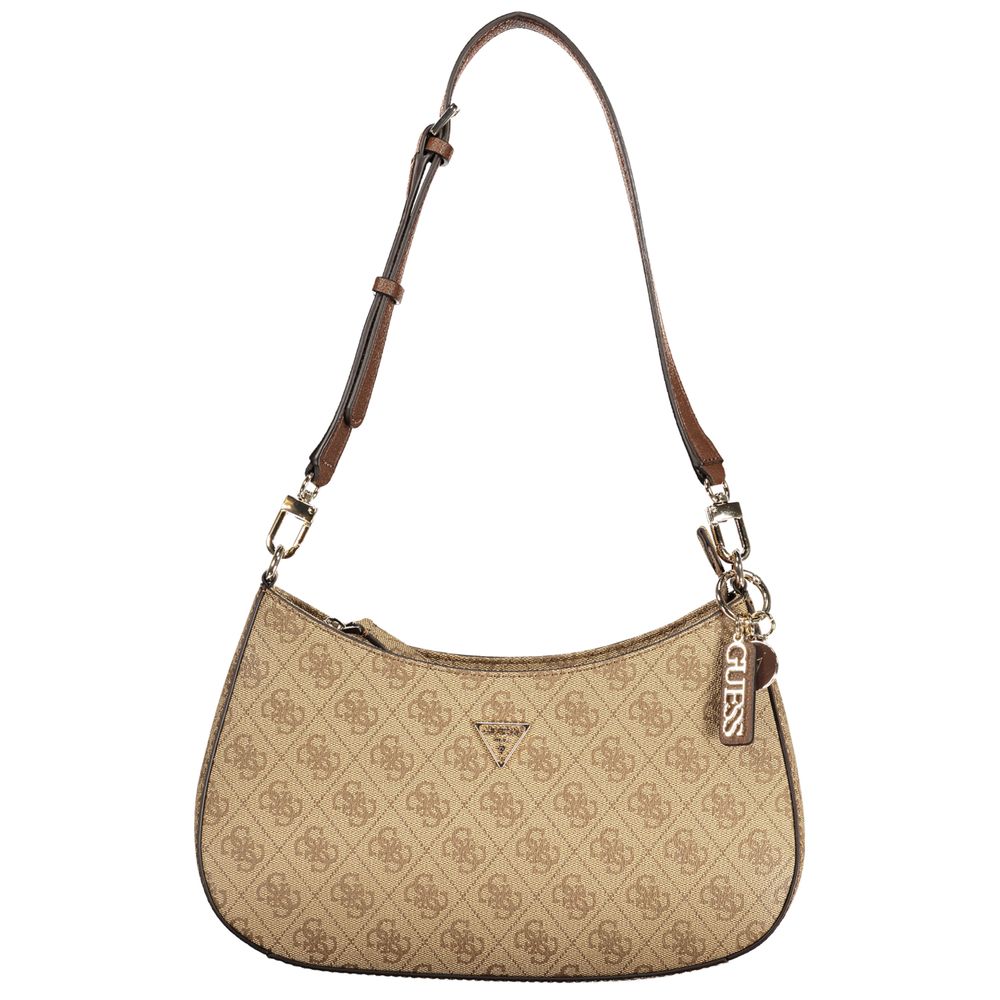 Guess Jeans Beige Polyurethane Women Handbag Guess Jeans Xosier