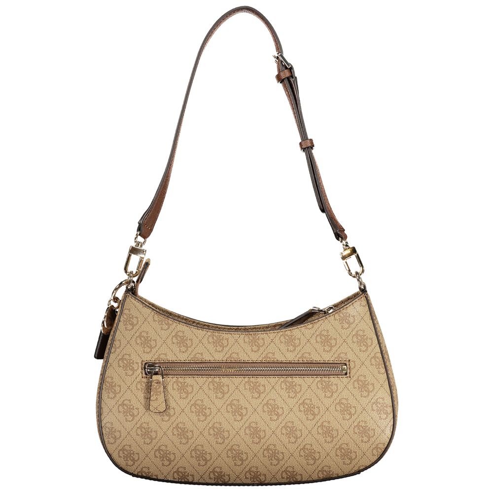 Guess Jeans Beige Polyurethane Women Handbag Guess Jeans Xosier