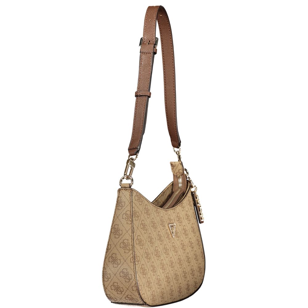 Guess Jeans Beige Polyurethane Women Handbag Guess Jeans Xosier