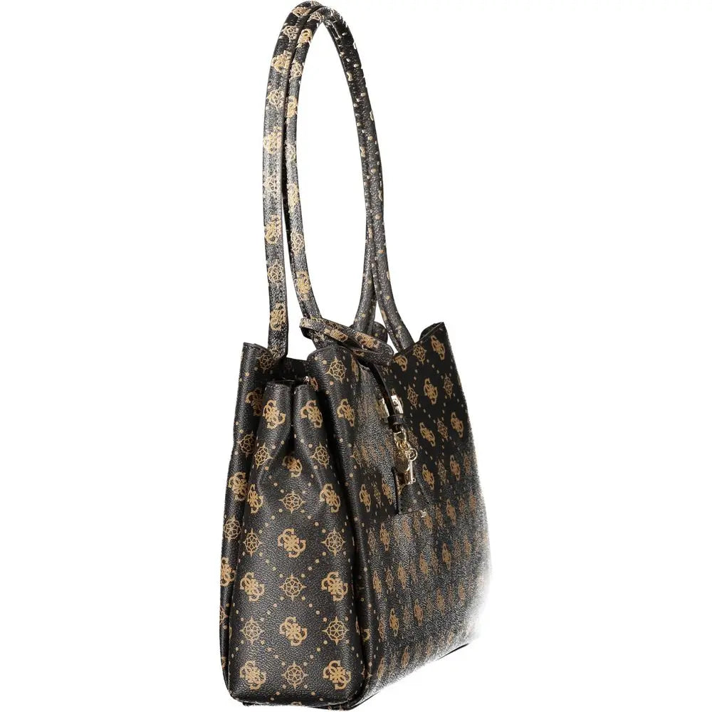 Guess Jeans Marrone Polyurethane Women Handbag Guess Jeans
