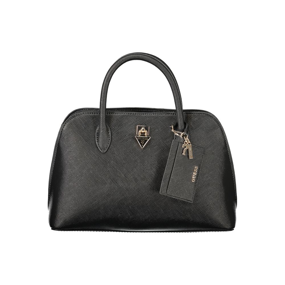 Guess Jeans Black Polyurethane Women Handbag Guess Jeans Xosier