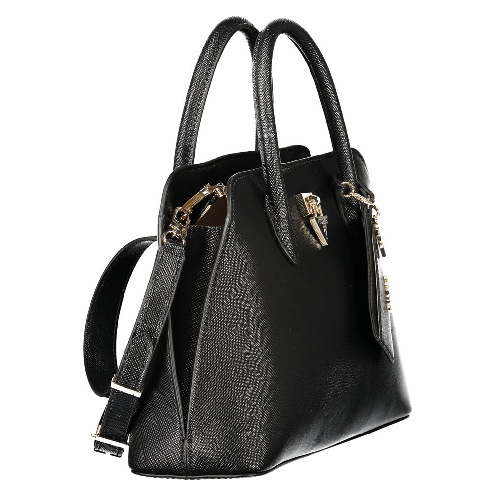 Guess Jeans Black Polyurethane Women Handbag Guess Jeans Xosier