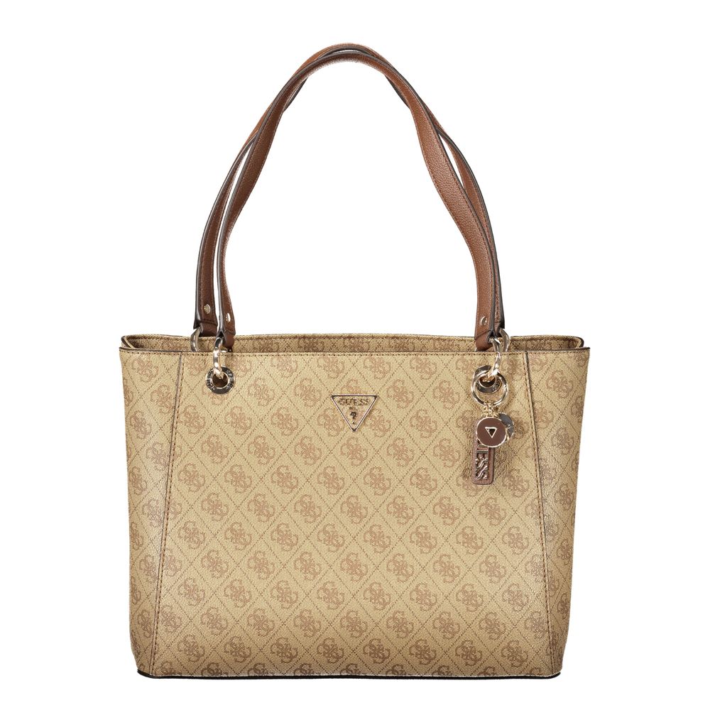 Guess Jeans Beige Polyurethane Women Handbag Guess Jeans Xosier