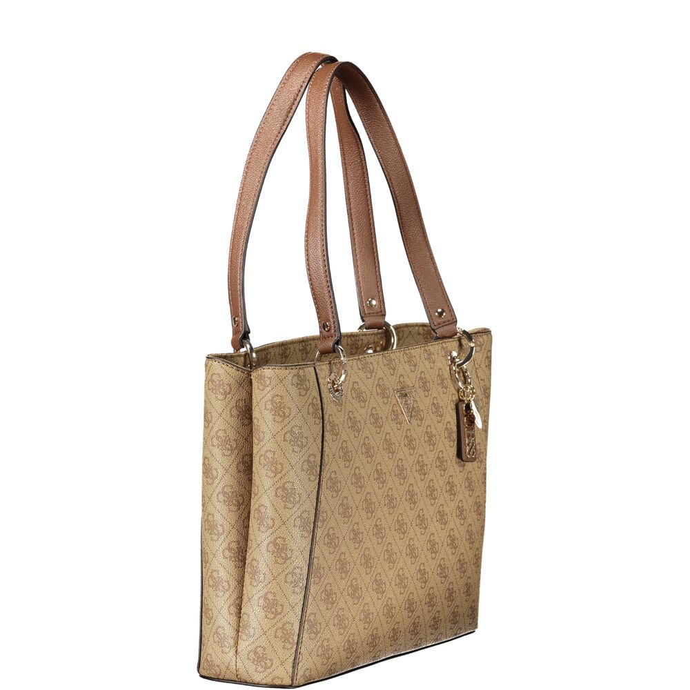 Guess Jeans Beige Polyurethane Women Handbag Guess Jeans Xosier
