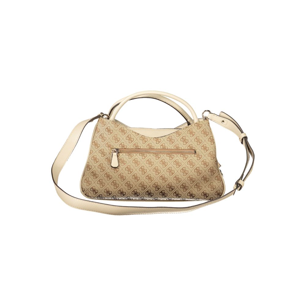 Guess Jeans Beige Poliuretano Women Handbag Guess Jeans Xosier