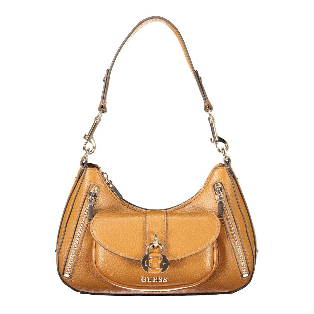 Guess Jeans Marrone Poliuretano Womens Handbag Guess Jeans Xosier