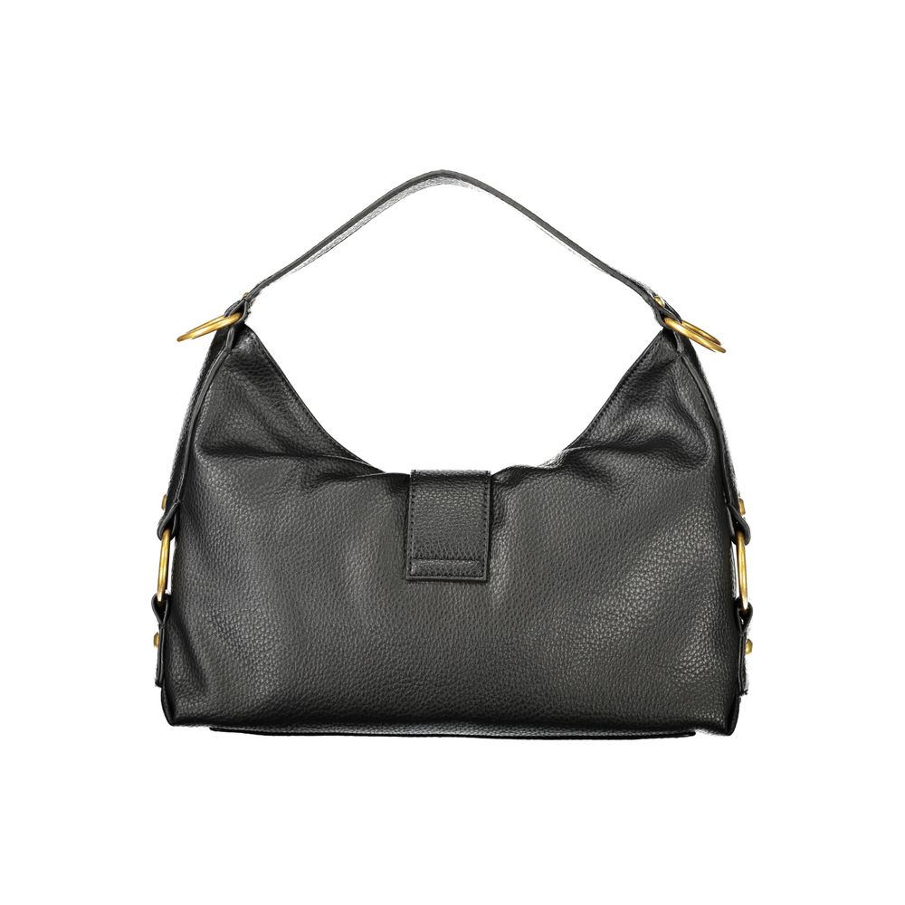 Guess Jeans Nero Poliuretano Women Handbag Guess Jeans Xosier