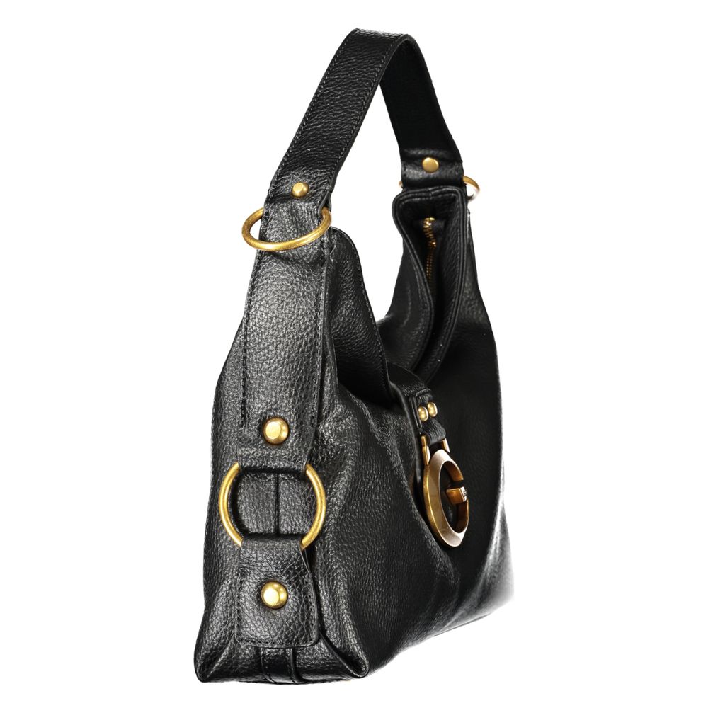 Guess Jeans Nero Poliuretano Women Handbag Guess Jeans Xosier
